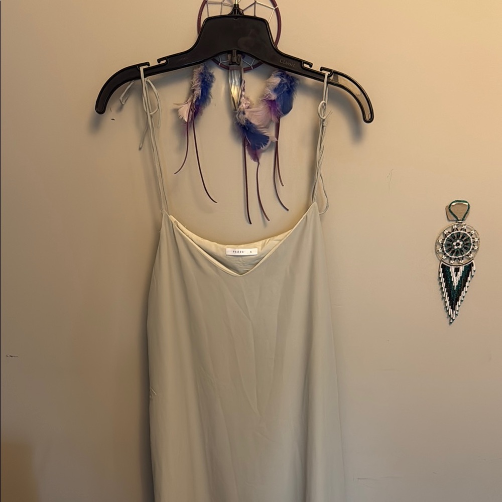 Pazzo Elegant Light Green Slip Dress
